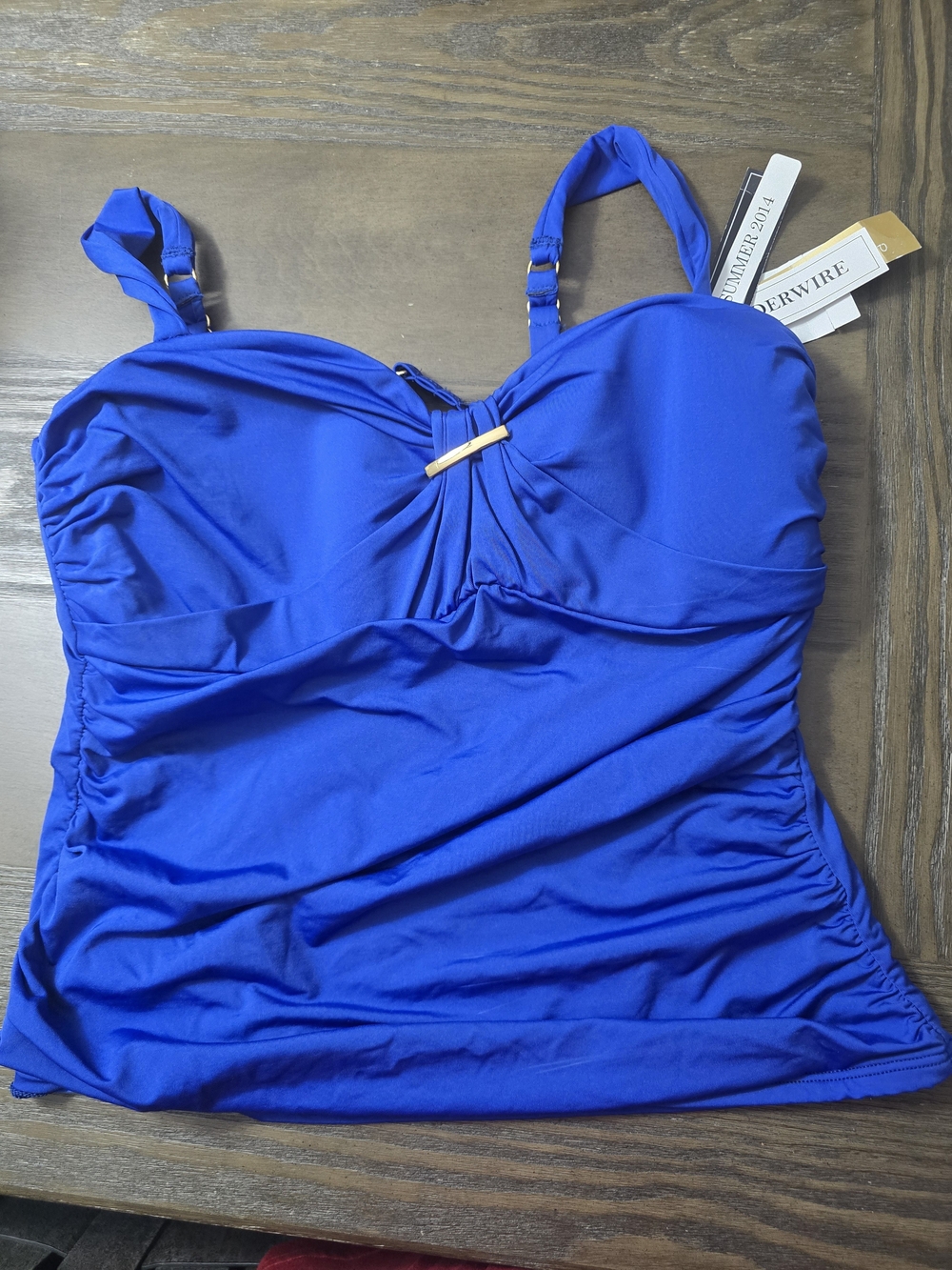 2bamboo Royal Blue Tankini Top